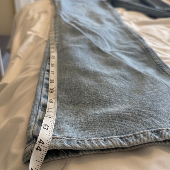 Zara Light Wash Wide Leg Jeans Women’s Size 4 High Rise Denim - Picture 7 of 8